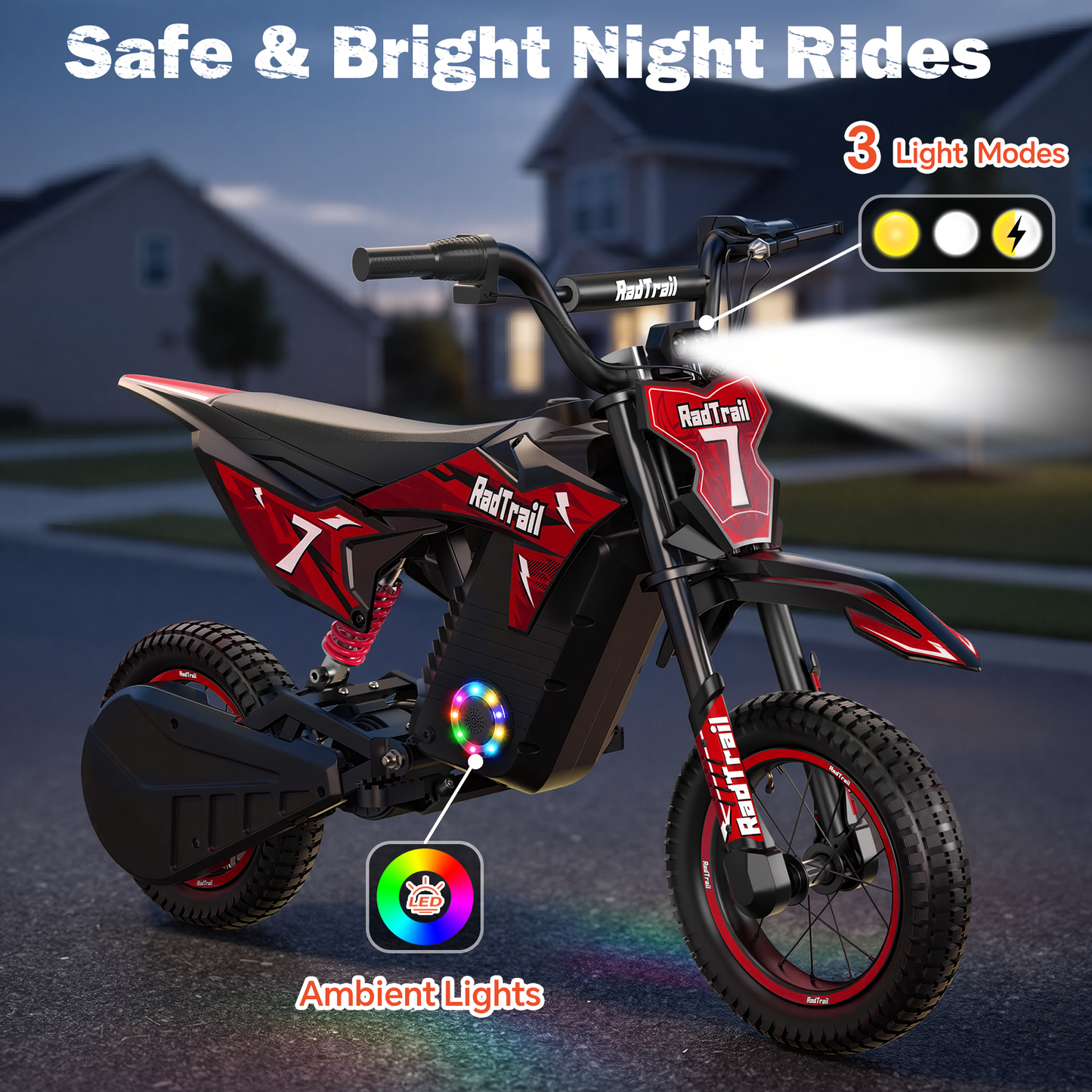 TOKTOO 36V Electric Dirt Bike for Kids