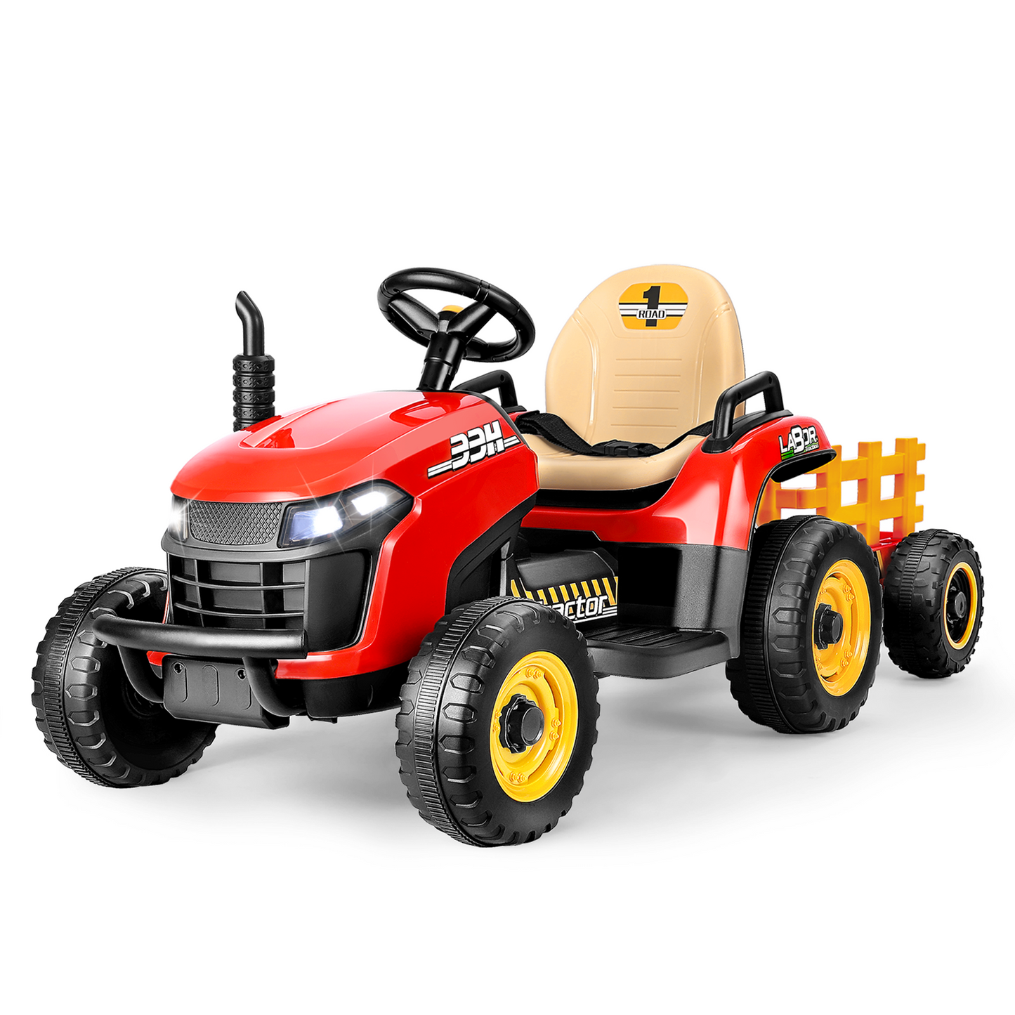 TOKTOO 12V Ride on Tractor