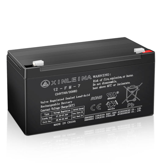 TOKTOO 24V 7Ah Lead Acid Replacement Battery for Kids Ride On Car – Reliable Power