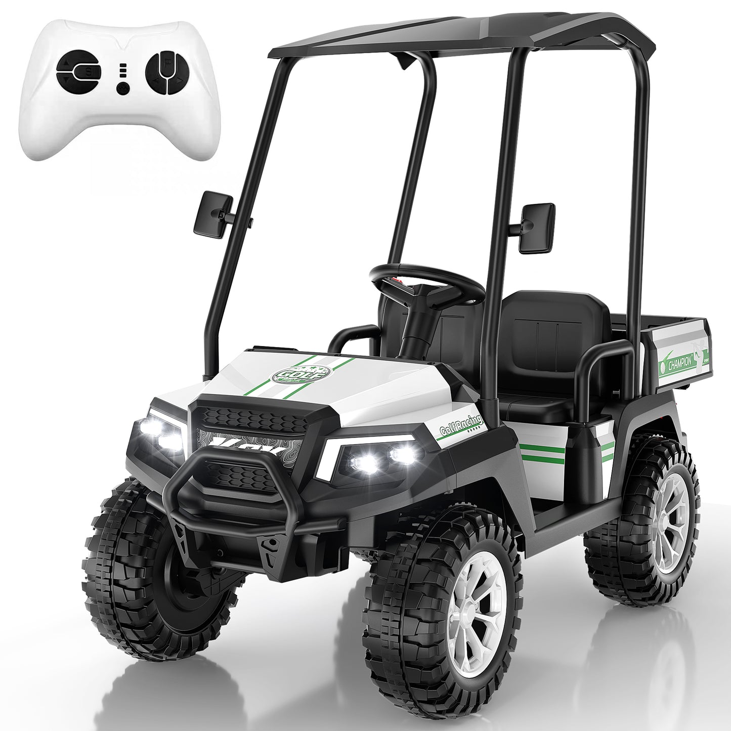 TOKTOO Golf Cart for Kids, 24V Ride on Truck