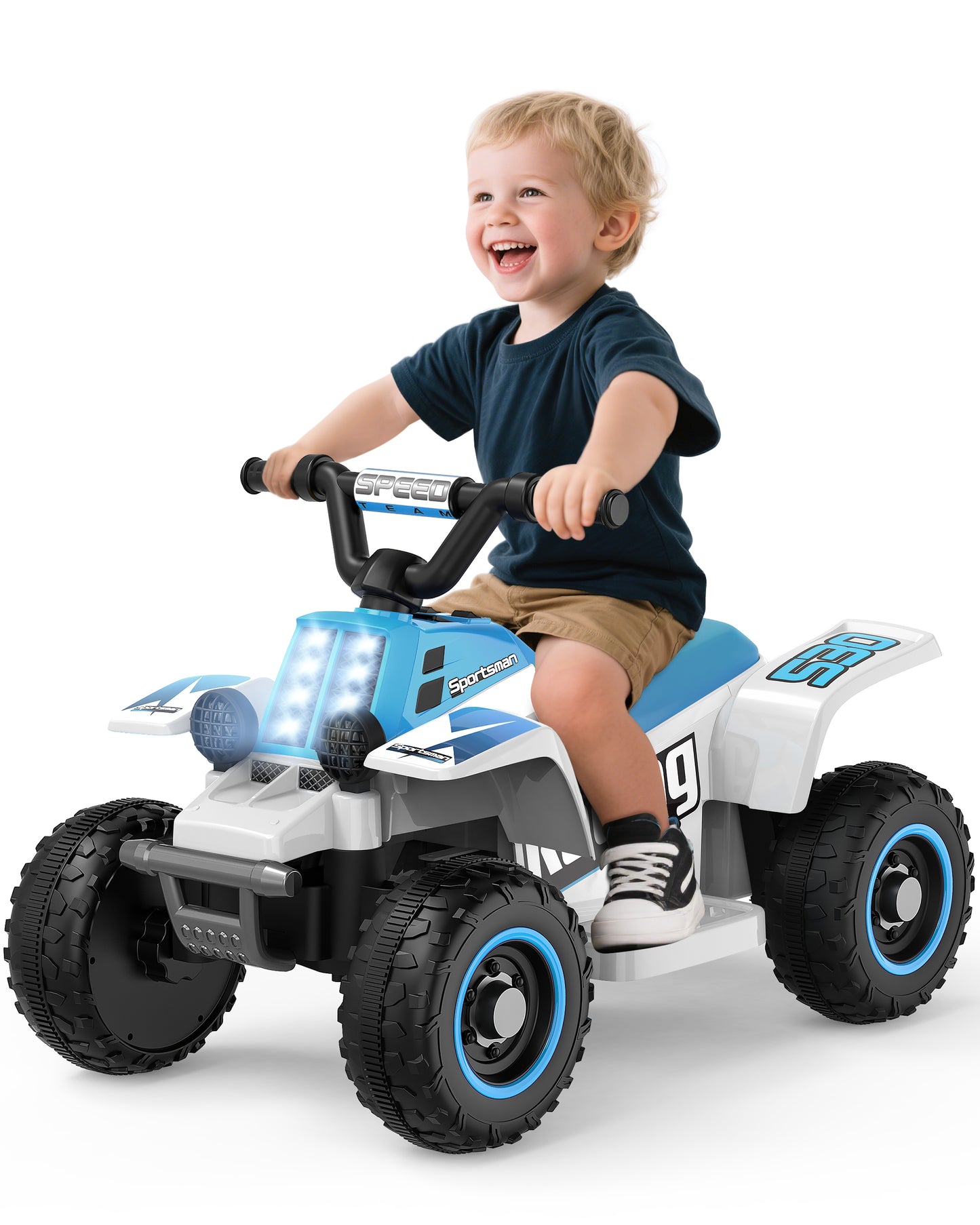 TOYBSNR 6V Ride on ATV Toys, Toddler Car