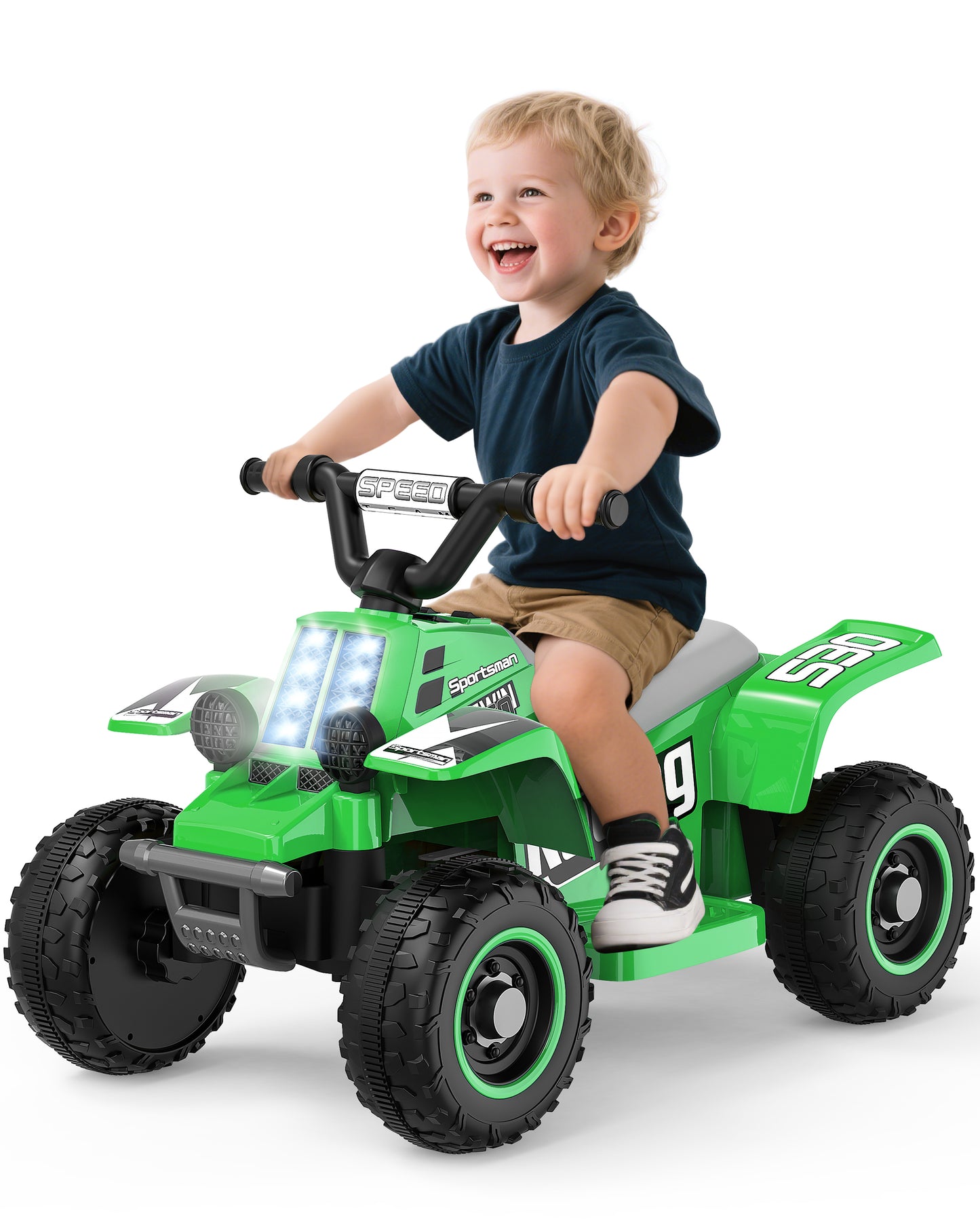 TOYBSNR 6V Ride on ATV Toys, Toddler Car