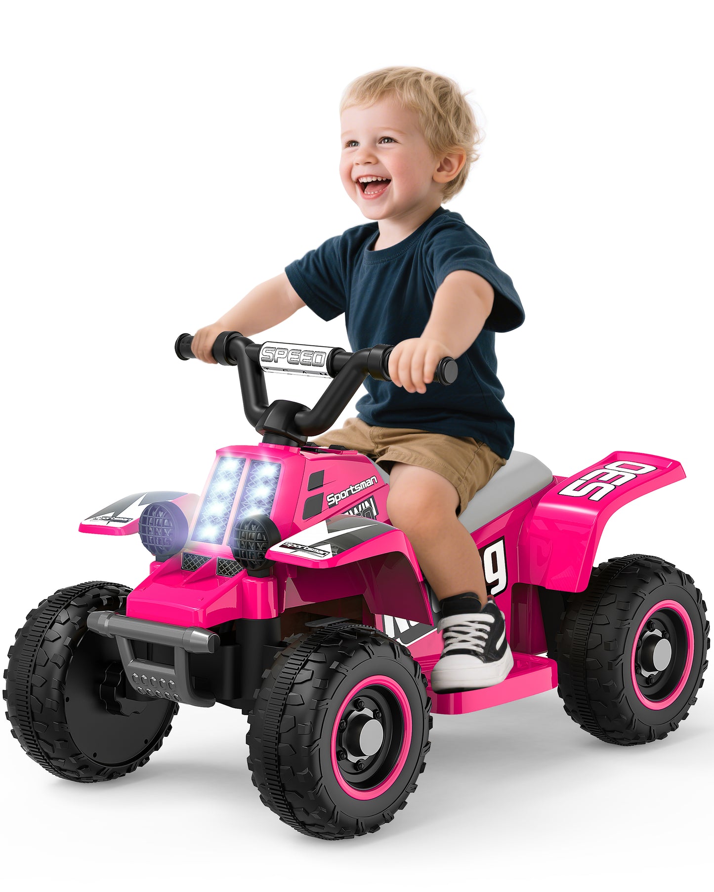 TOYBSNR 6V Ride on ATV Toys, Toddler Car