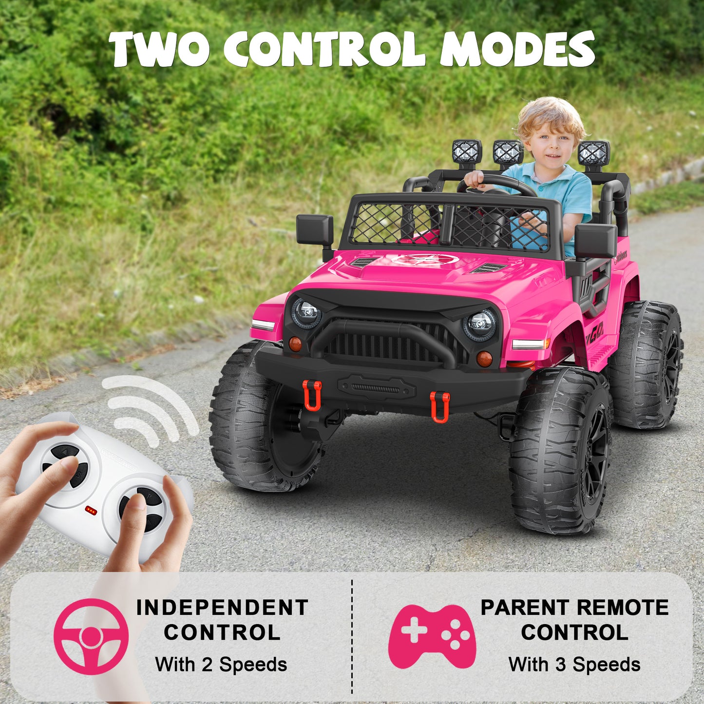 TOKTOO 24V 4WD Ride on Truck