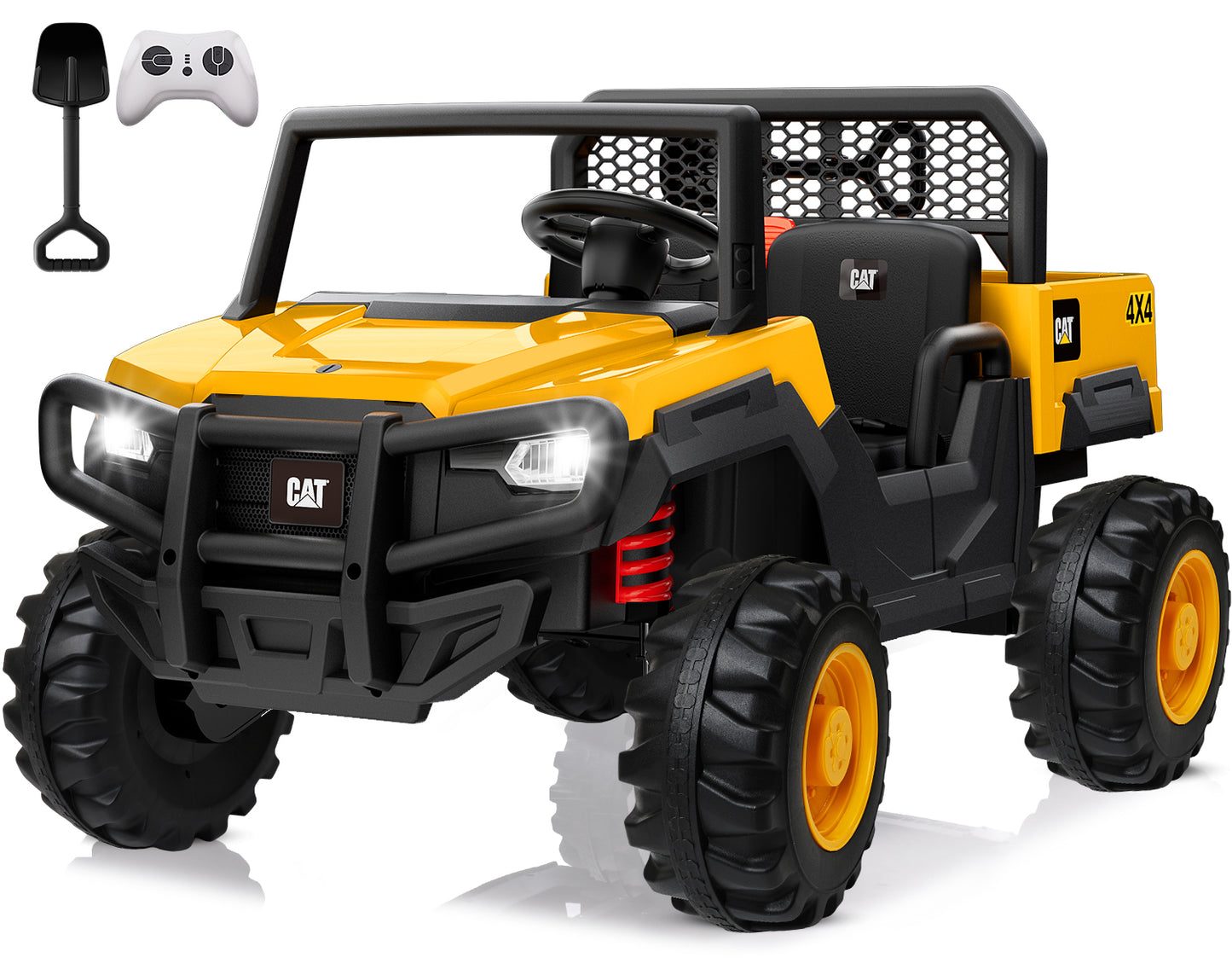 TOKTOO 24V Ride on Car Caterpillar Licensed UTV