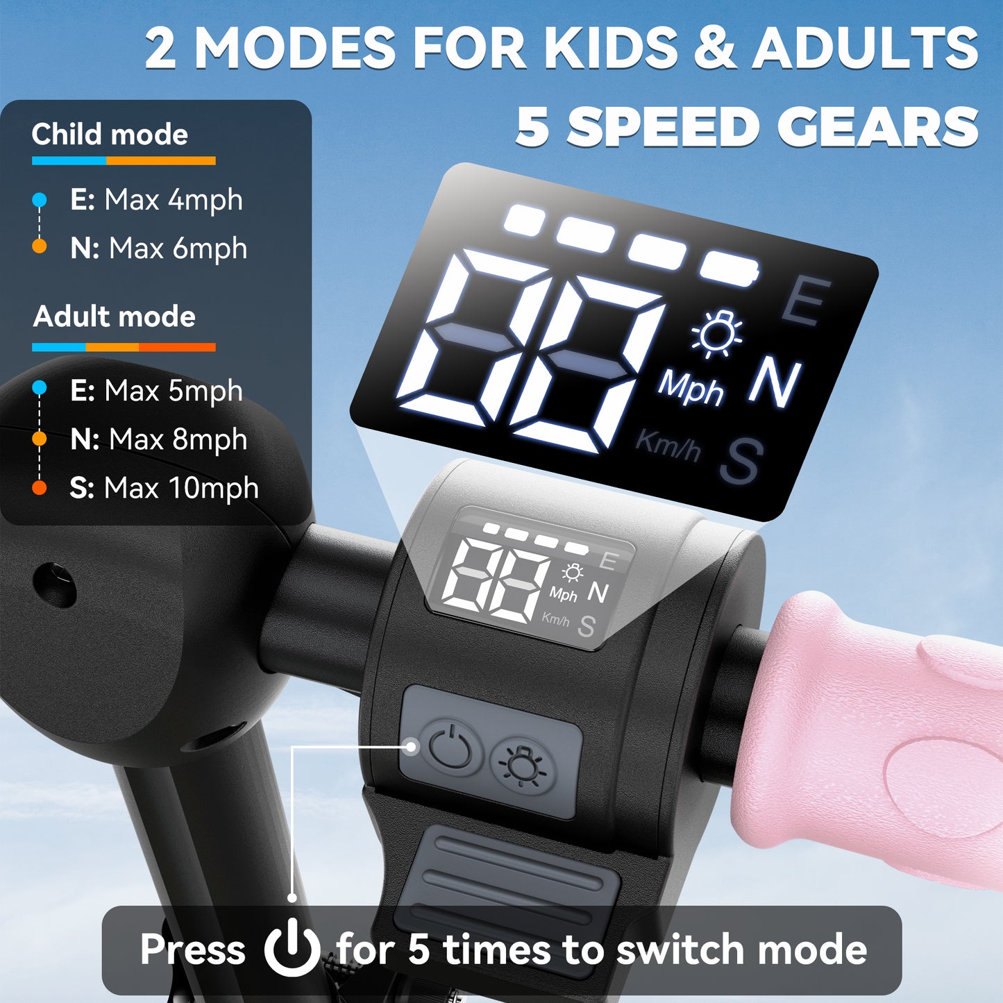 TOKTOO Kids Electric Scooter