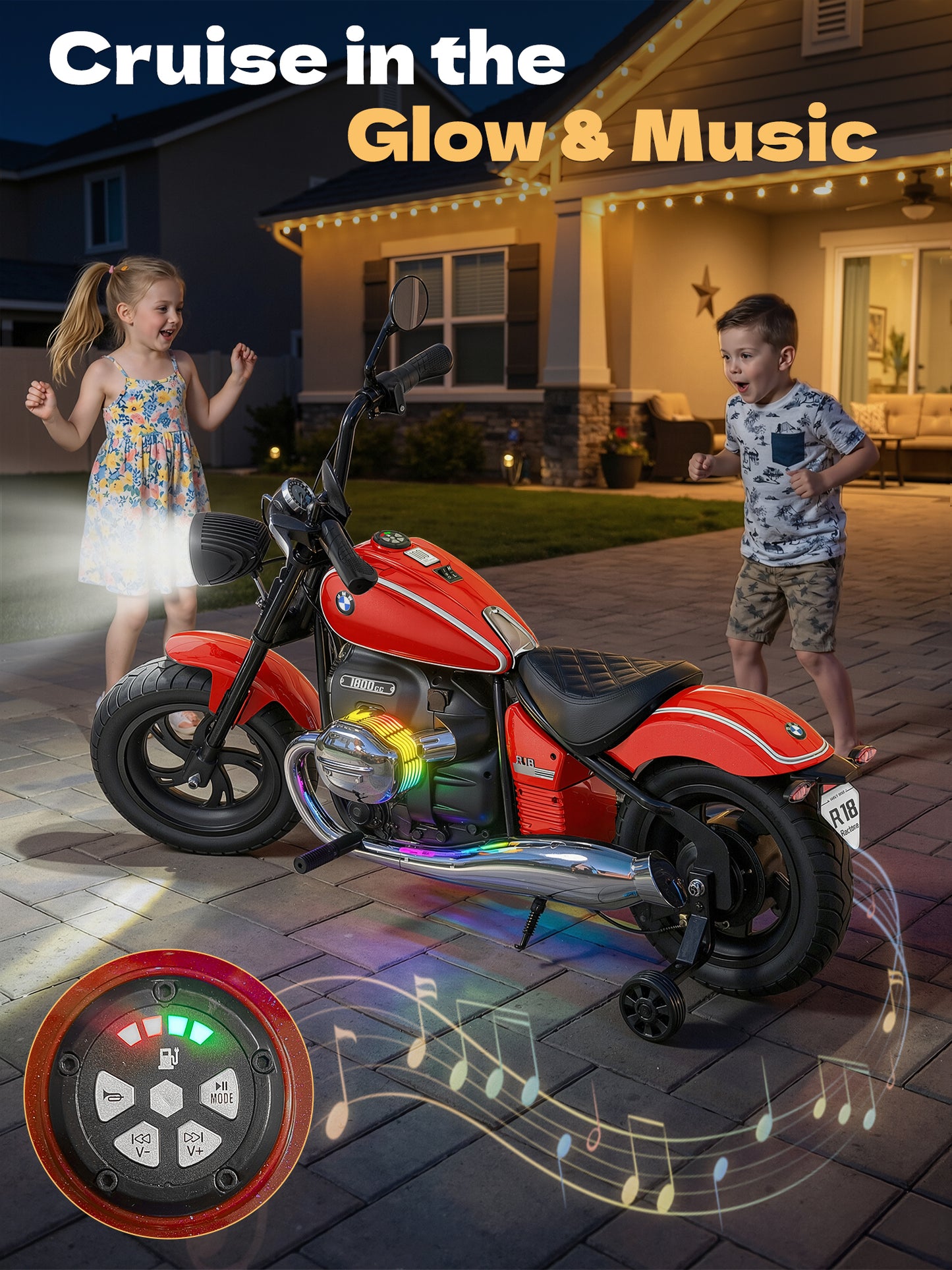 TOKTOO BMW Licensed 24V Electric Dirt Bike for Big Kid