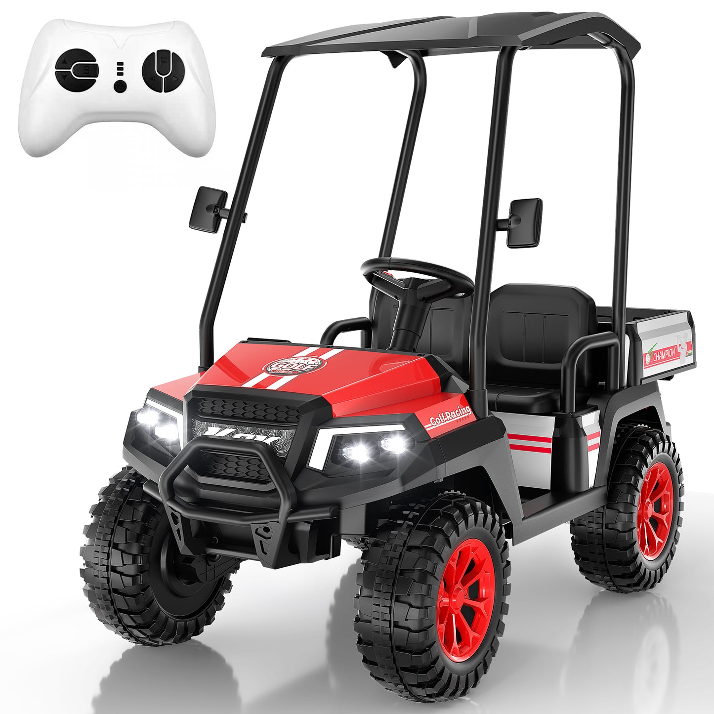 TOKTOO Golf Cart for Kids, 24V Ride on Truck