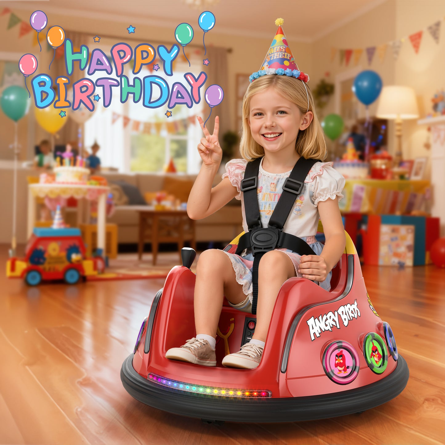 TOKTOO 12V Ride on Bumper Car