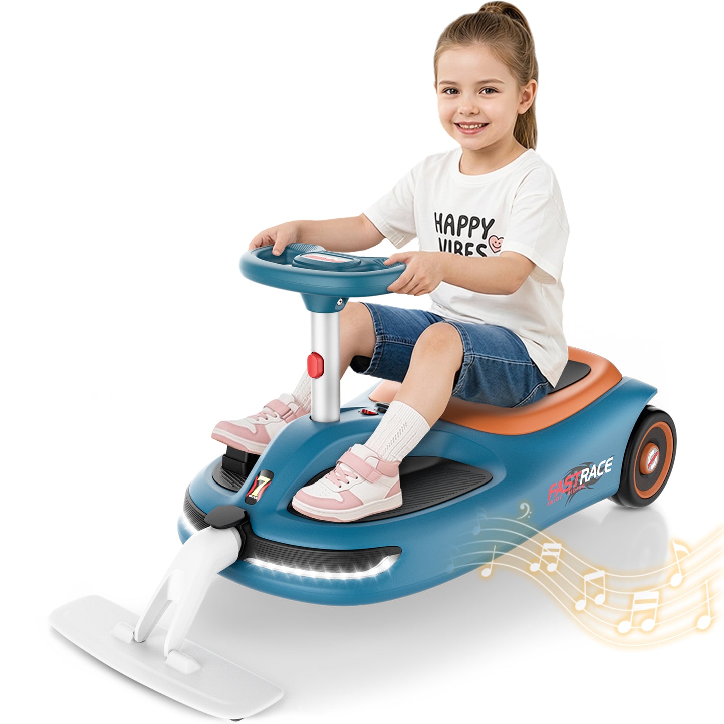 TOYBSNR 12V Ride on Toys for Kids with Cleaning Fun