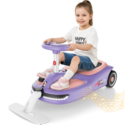 TOYBSNR 12V Ride on Toys for Kids with Cleaning Fun