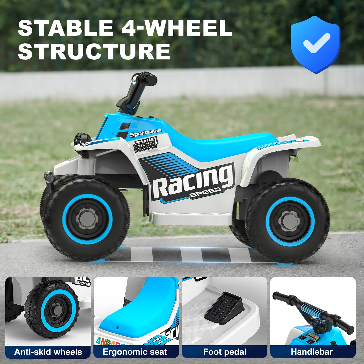 TOKTOO 6V 7Ah Ride-on ATV