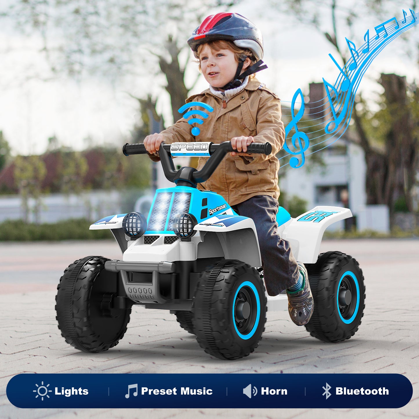 TOKTOO 6V 7Ah Ride-on ATV