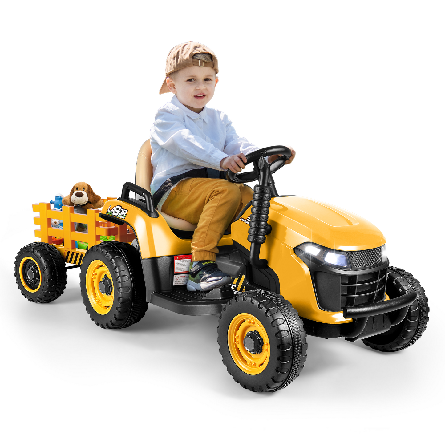 TOKTOO 12V Ride on Tractor